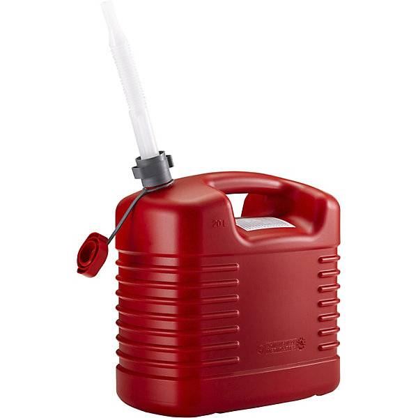 Kunststoff-Kraftstoffkanister flexibler Auslauf Volumen 20 l VE 5 Stk rot. PRESSOL Schmiergeräte GmbH-2