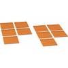 Haftnotizen magnetisch LxB 100 x 100 mm VE 10 Stk orange. Smit Visual Supplies BV 55470249