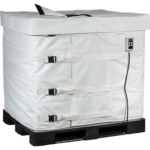 IBC-Isolierhaube für 1000-l-IBC Lebensmittel und Pharmazeutika weiß. Kuhlmann Electro-Heat A S-3