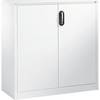C+P Büroschrank Acurado, H1200xB1200xT400mm, 9016/9016