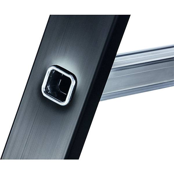 Schwerlast-Anlegeleiter 60 mm Alu-Sprossen 12 Sprossen. Zarges GmbH 48725149-1