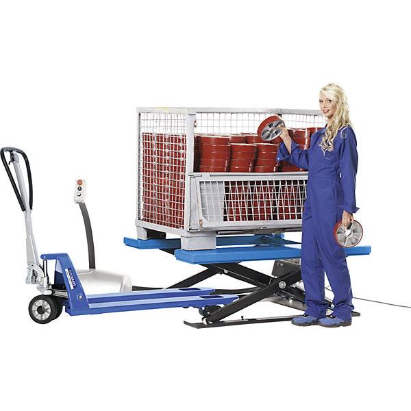 Flachform-Hubtisch U-Plattform Tragfähigkeit 1000 kg Betriebsspannung 400 V. Gesutra GmbH 96879349-3