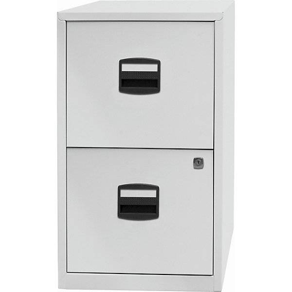 Hängeregistraturschrank PFA 2 Schübe lichtgrau. Bisley GmbH 18033849-3