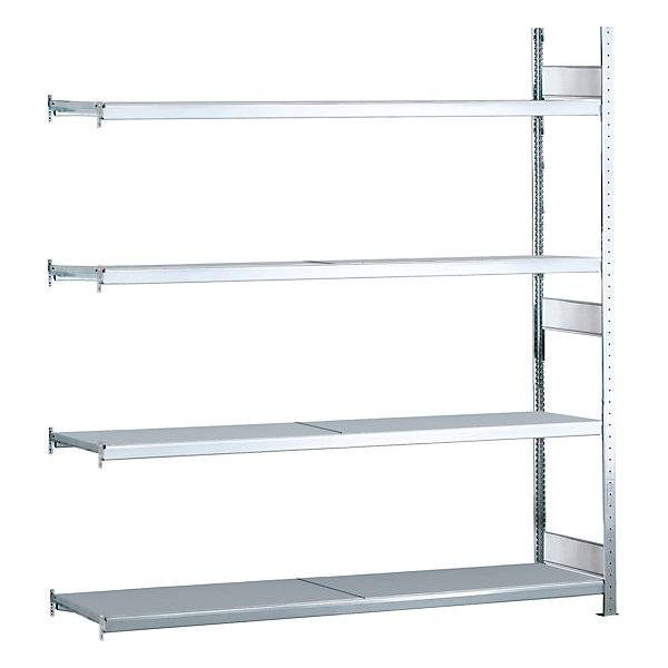 Weitspannregal gesteckt HxBxT 2500 x 1500 x 800 mm Stahlböden Anbauregal. Gebr. Schulte GmbH & CO. KG-0
