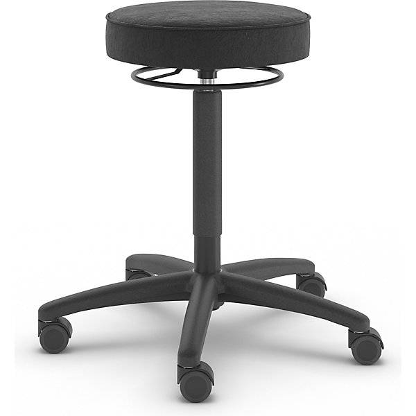Arbeitshocker mit Rollen Sitz Kunstleder. Lotz Lagertechnik GmbH 11474849-0