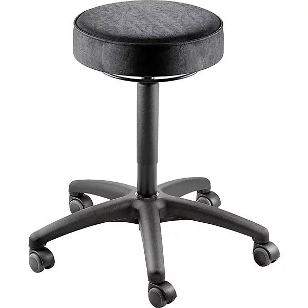 Arbeitshocker mit Rollen Sitz Kunstleder. Lotz Lagertechnik GmbH 11474849-1
