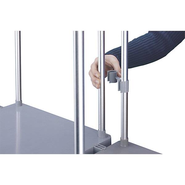 Müllsackständer mit 250 blauen Wertstoffsäcken ProfiLine MSS XXXL 120 l HxBxT 1000 x 430 x 450 mm fahrbar.-2