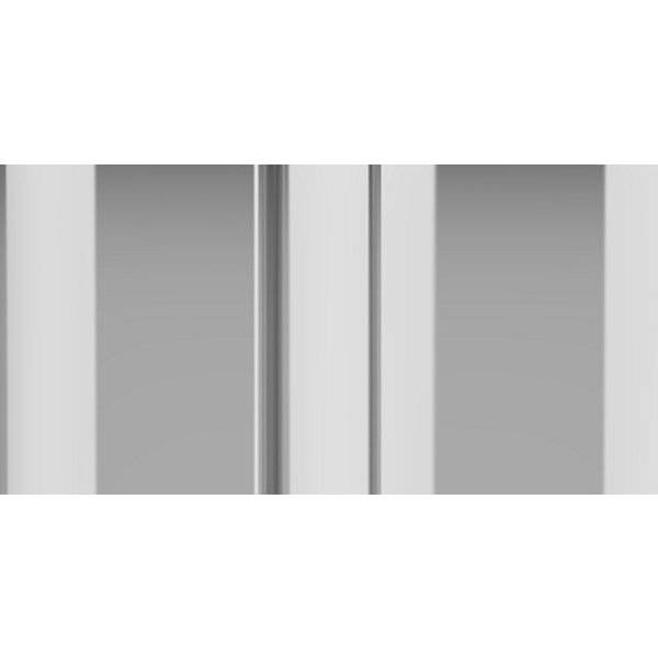Gurtpfosten Beltrac EXTEND Aluminium Pfosten Chrom poliert Gurt silbergrau. VIA GUIDE GmbH 69223349-4
