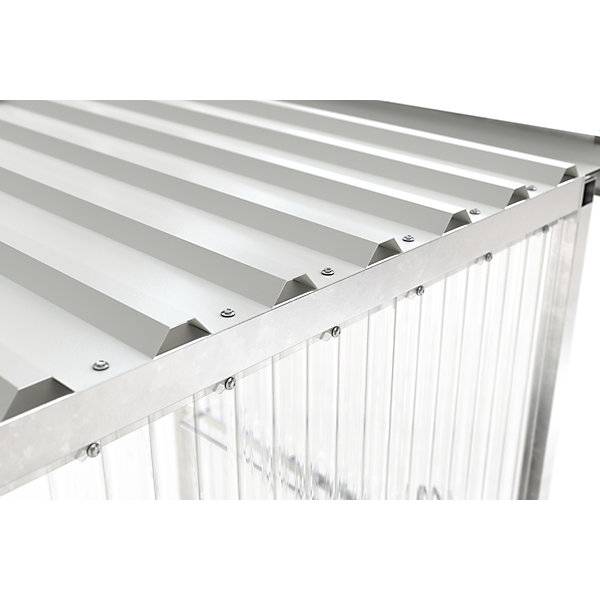 Überdachung Jena Maxi Überdachung dreiseitig BxT 1500 x 1500 mm feuerverzinkt. WSM Walter Solbach | Metallbau-4
