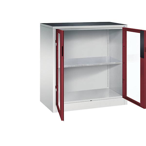 C+P Flügeltürenschrank Acurado, H1000xB930xT500mm, 7035/3003-0