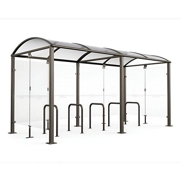 Fahrrad-Anlehnbügel zum Einbetonieren moosgrün. SPL Deutschland GmbH 68878749-2