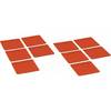 Haftnotizen magnetisch LxB 75 x 75 mm VE 10 Stk rot. Smit Visual Supplies BV 56350049