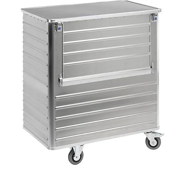 Alu-Kastenwagen abklappbare Seitenwand mit Deckel Volumen 1050 l. Gmoehling Transportgeraete | GmbH 12411249
