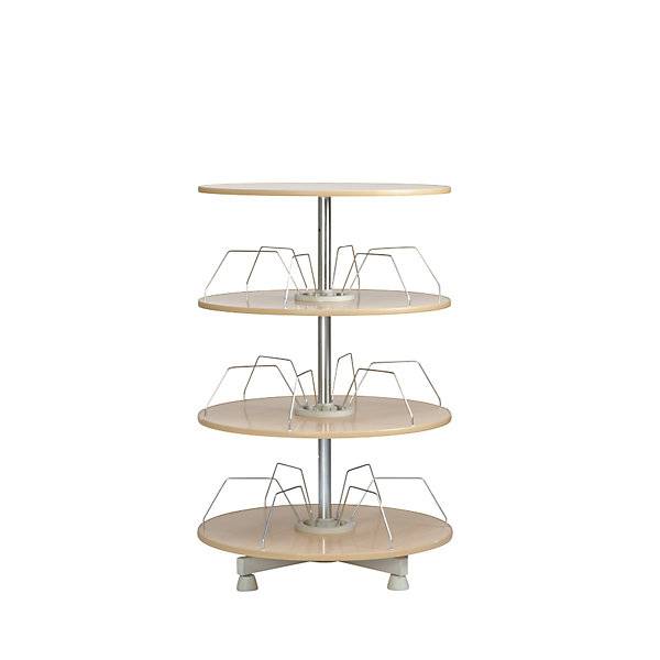 Ordner-Drehsäule Etagen-Ø 1000 mm 3 Etagen Buche-Dekor. TAKKT Industrial & Packaging GmbH 11747049-0