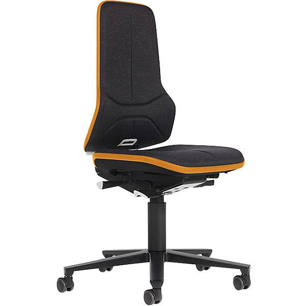 NEON Arbeitsdrehstuhl ESD Rollen Synchronmechanik Stoff Flexband orange. Bimos-Sitztechnik | Interest. Buerom.