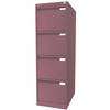 Hängeregistraturschrank 1-bahnig 4 Schübe DIN A4 pink. BISLEY 113744 49