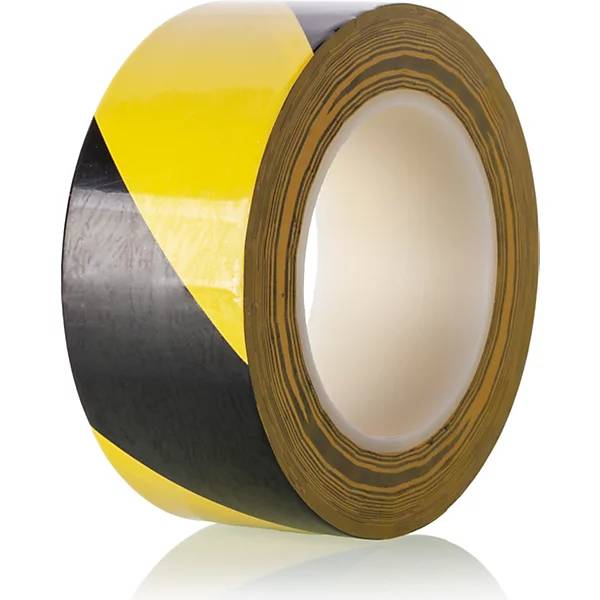 Bodenmarkierungsband extrastark Breite 50 mm Stärke 02 mm gelb/schwarz. Ampere Deutschland GmbH 56948449-4
