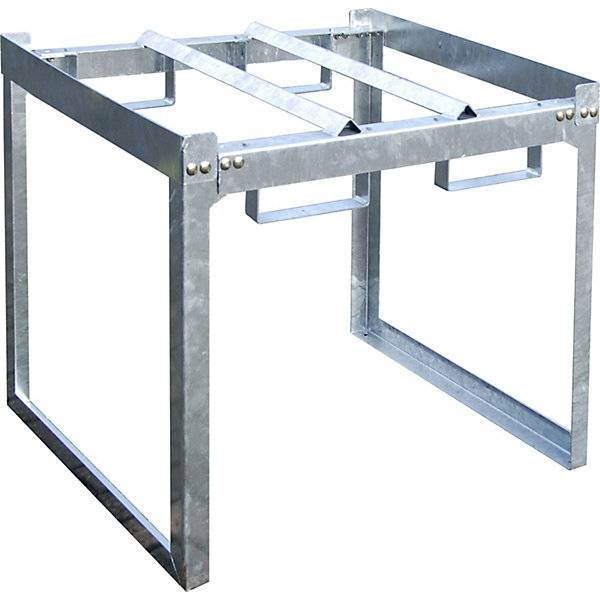 Fass- und Kleingebinderegal BxTxH 910 x 790 x 780 mm für 1 x 200-l-Fass. TAKKT Industrial & Packaging GmbH