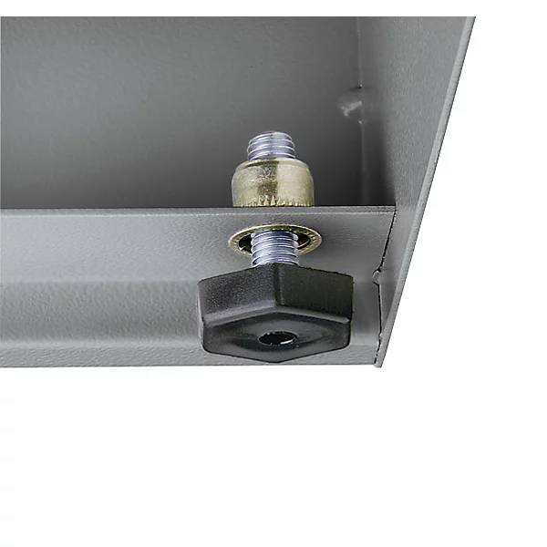 Wertstoffsammler mit Pedal mit Abfallsackhalterung Volumen 75 l graualu/Struktur. Stumpf Metall GmbH 52127949-6