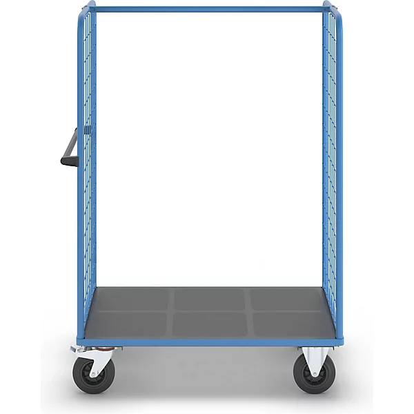 Etagenwagen mit Gitter-Seitenwänden Vollgummireifen Ladefläche 1175 x 800 mm. TAKKT Industrial & Packaging GmbH-2
