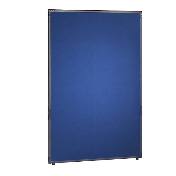 Trennwand Filz Rahmen schiefergrau blau HxB 1950 x 1300 mm. 512568 49 Absorber