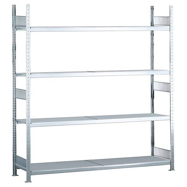 Weitspannregal gesteckt HxBxT 2500 x 2000 x 600 mm Stahlböden Grundregal. Gebr. Schulte GmbH & CO. KG-0