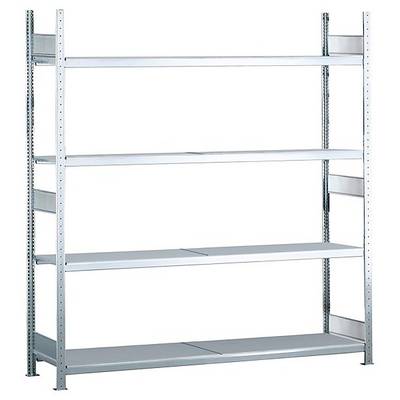 Weitspannregal gesteckt HxBxT 2500 x 2000 x 600 mm Stahlböden Grundregal. Gebr. Schulte GmbH & CO. KG-0