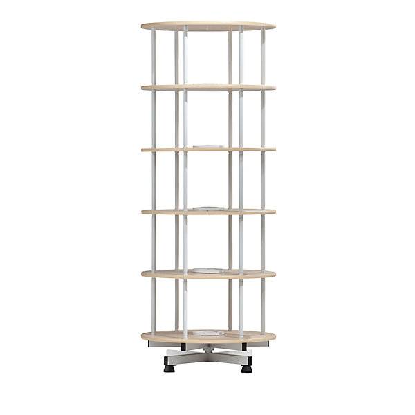 Ordner-Drehsäule Ø 1000 mm 5 Etagen Dekor Buche. TAKKT Industrial & Packaging GmbH 11381849-0