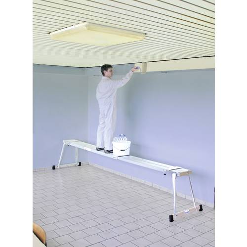 Krause TeleBoard 123787 Aluminium Arbeitsplattform Arbeitshöhe (max.): 2.8 m Silber 18 kg