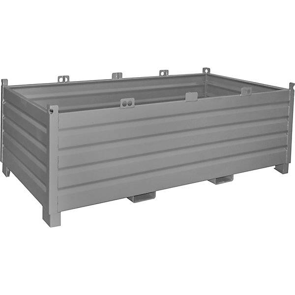 Sammelbehälter Volumen 20 m³ mausgrau. TAKKT Industrial & Packaging GmbH 61097049-2