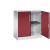 C+P Sideboard mit Flügeltüren Asisto, H915xB800xT435mm, 7035/3003