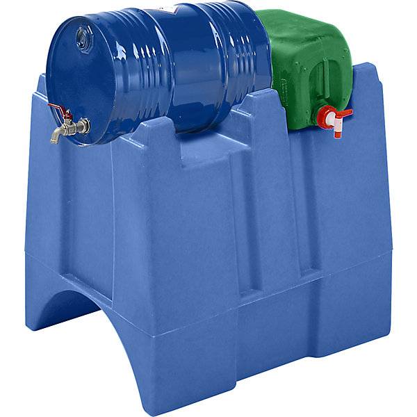 PE-Kanister-/Fass-Abfüllbock HxBxT 730 x 645 x 760 mm blau. Emtez GmbH 45606149-2