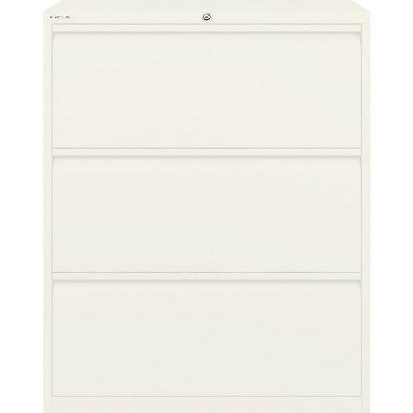 Hängeregistraturschrank ESSENTIALS 2-bahnig 3 Schubladen verkehrsweiß. Bisley GmbH 48615849-3