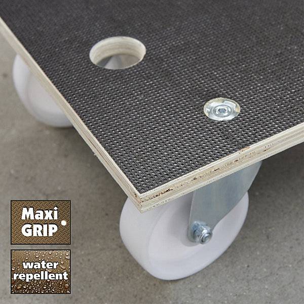 Transportroller MaxiGRIP rechteckig mit FSC®-Zertifizierung LxBxH 575 x 300 x 135 mm Tragfähigkeit 400 kg.-1