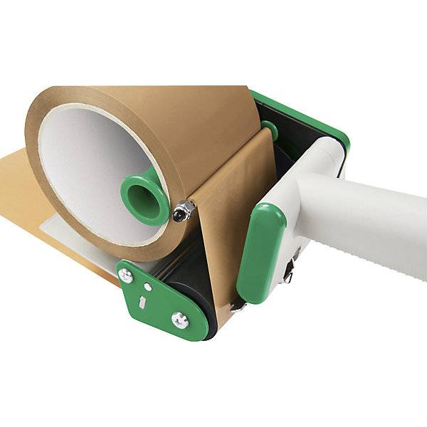 Handabroller geräuscharm mit Bremse für Bandbreite 50 mm. TAKKT Industrial & Packaging GmbH 69566549-2