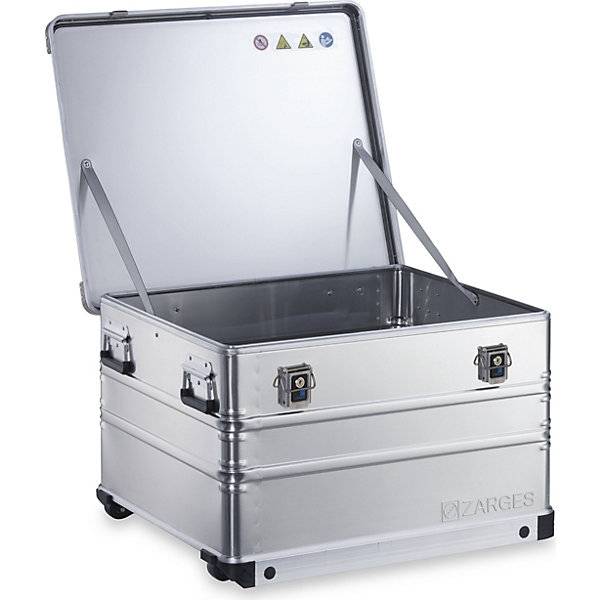 Zarges Kiste K 424 XC, Lagerbox, Alu Kiste - 195 Liter - 800 x 685 x 485 mm - Aluminiumkiste-3