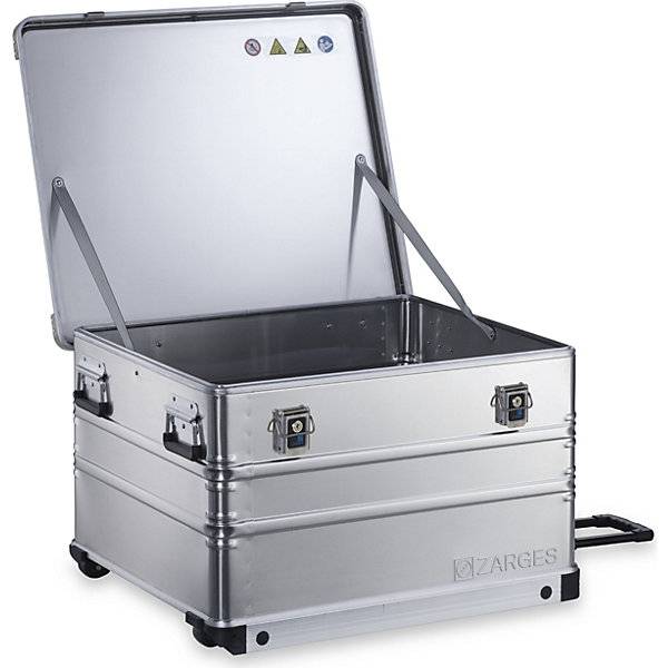 Zarges Kiste K 424 XC, Lagerbox, Alu Kiste - 195 Liter - 800 x 685 x 485 mm - Aluminiumkiste-4