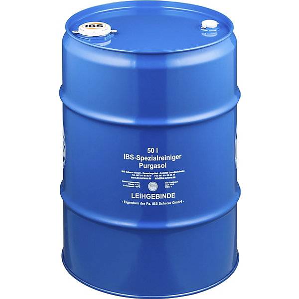 Spezialreiniger PURGASOL für Öl- und Fettverschmutzungen 50-l-Fass. IBS Scherer GmbH 68930149-3