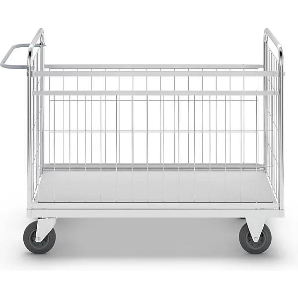 Verzinkter Paketwagen HxBxT 1025 x 1390 x 650 mm ohne Feststeller. KONGAMEK AB 45692849-2