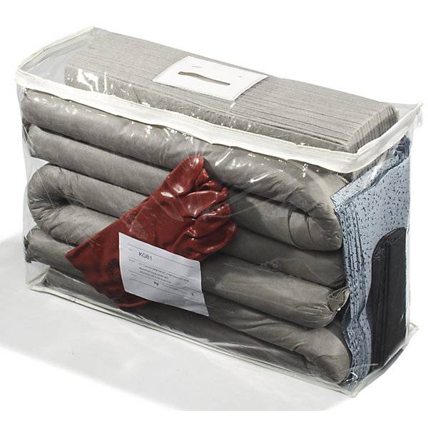 Leckage-Notfallset in Tragetasche Bindung 50 l Ausführung universal. 123257 49 Absorptionsmittel-0