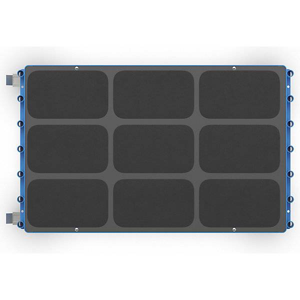 Platten-Transportwagen ohne Bügel Ladefläche 1250 x 800 mm Tragfähigkeit 500 kg Kunststoffladefläche. TAKKT-4