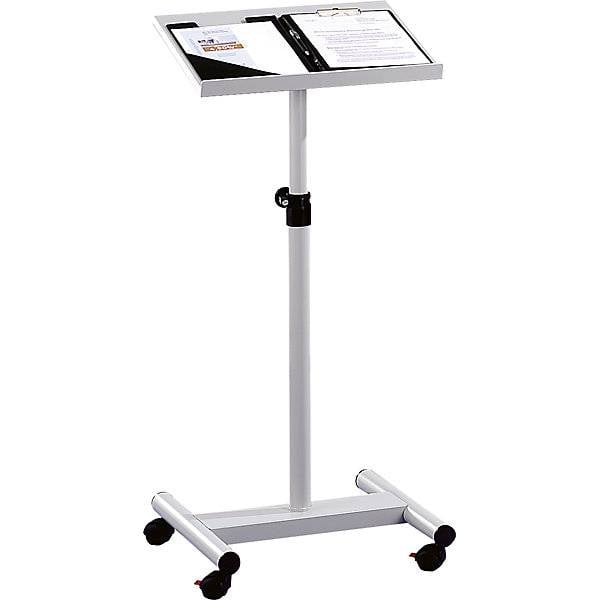 Stehpult höhenverstellbar mobil lichtgrau Fußteil BxT 490 x 500 mm. Smit Visual Supplies BV 91210449