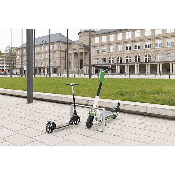 Scooter-Parker 5 Einstellplätze Stahl 70 x 10 mm feuerverzinkt eisenglimmer. Moravia Wiesbaden| Gesellschaft-3