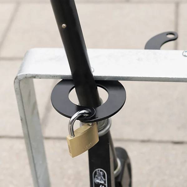 Scooter-Parker 5 Einstellplätze Stahl 70 x 10 mm feuerverzinkt eisenglimmer. Moravia Wiesbaden| Gesellschaft-4