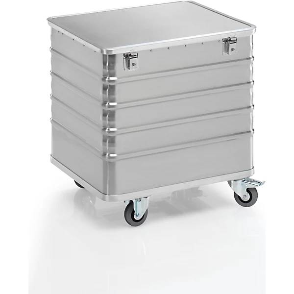 Alu-Kastenwagen Vollwand mit Deckel Volumen 223 l. Gmoehling Transportgeraete | GmbH 12409849-0