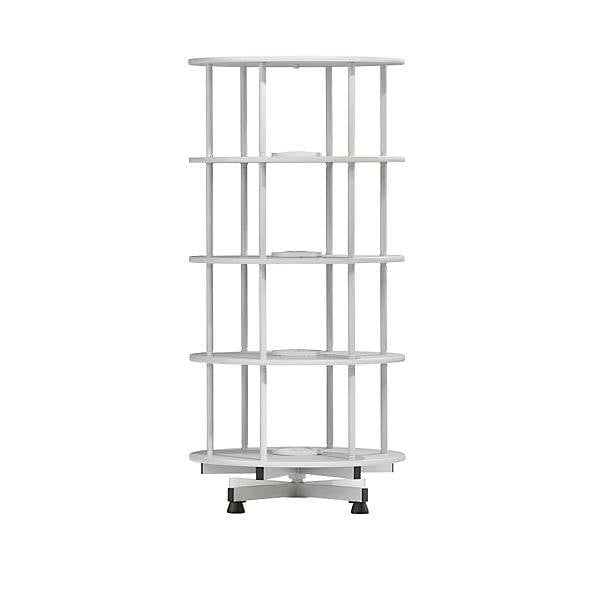Ordner-Drehsäule Ø 800 mm 4 Etagen hellgrau. TAKKT Industrial & Packaging GmbH 11380349-0