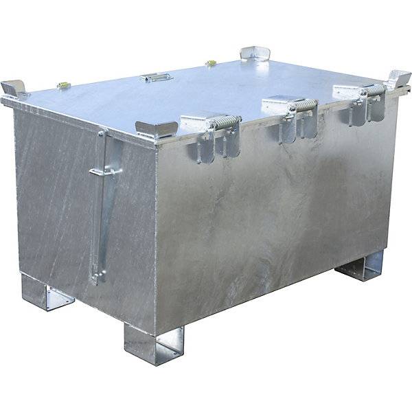 Akku-Lagerbehälter für Lithium-Ionen-Batterien/-Akkus Volumen 220 l LxBxH 800 x 1200 x 750 mm ab 2 Stk. TAKKT-4