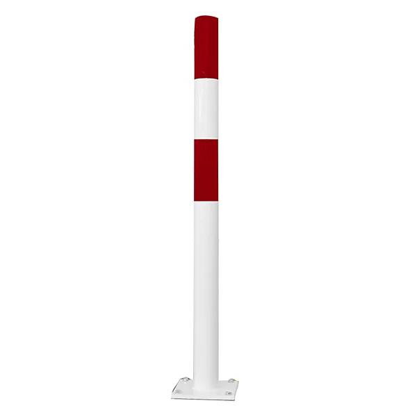 Rammschutz-Poller Größe S rot / weiß zum Aufdübeln. Moravia Wiesbaden| Gesellschaft F.Verkehrszeichen | und-1