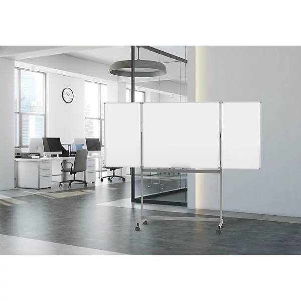Mobile Klapptafel MAULstandard magnethaftend kunststoffbeschichtet Tafel-BxH 1200 x 1000 mm. Jakob Maul GmbH-1