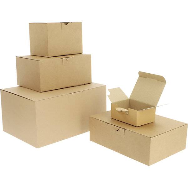 Blitzbox braun Innenmaße 220 x 155 x 100 mm A5 Palette mit VE 3040 Stk. TAKKT Industrial & Packaging GmbH-1